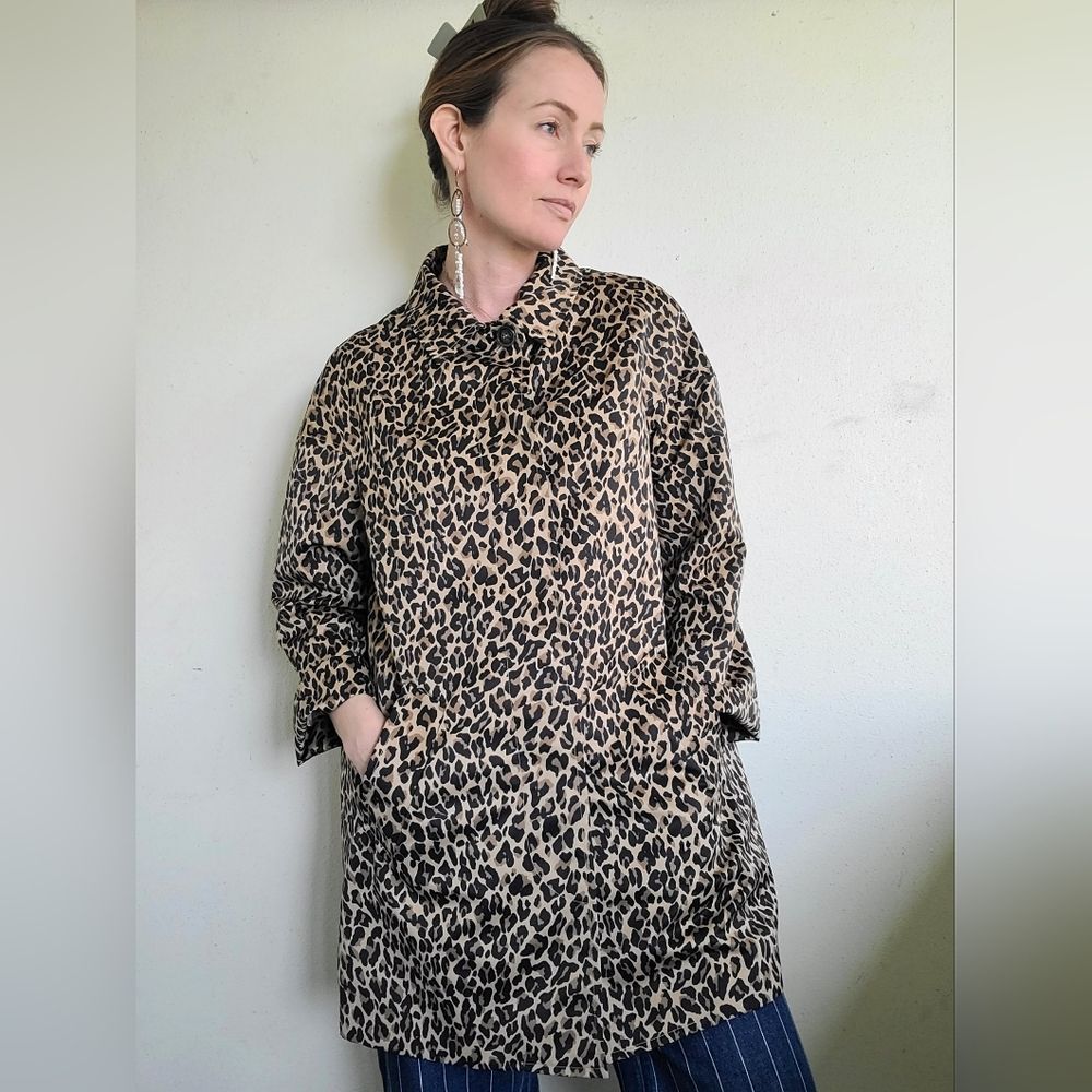 The Preloved Cheetah Print Spring Trench By Weekend MaxMara Size US 4 - Picture 2 of 16